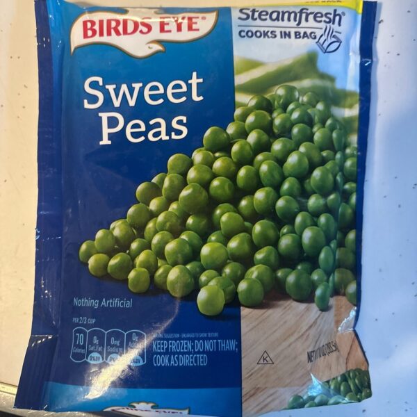 Birds Eye Frozen Vegetables Sweet Peas 10 oz